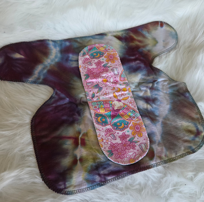 Quilted Moths Reversible NB 2 Layer Preflat