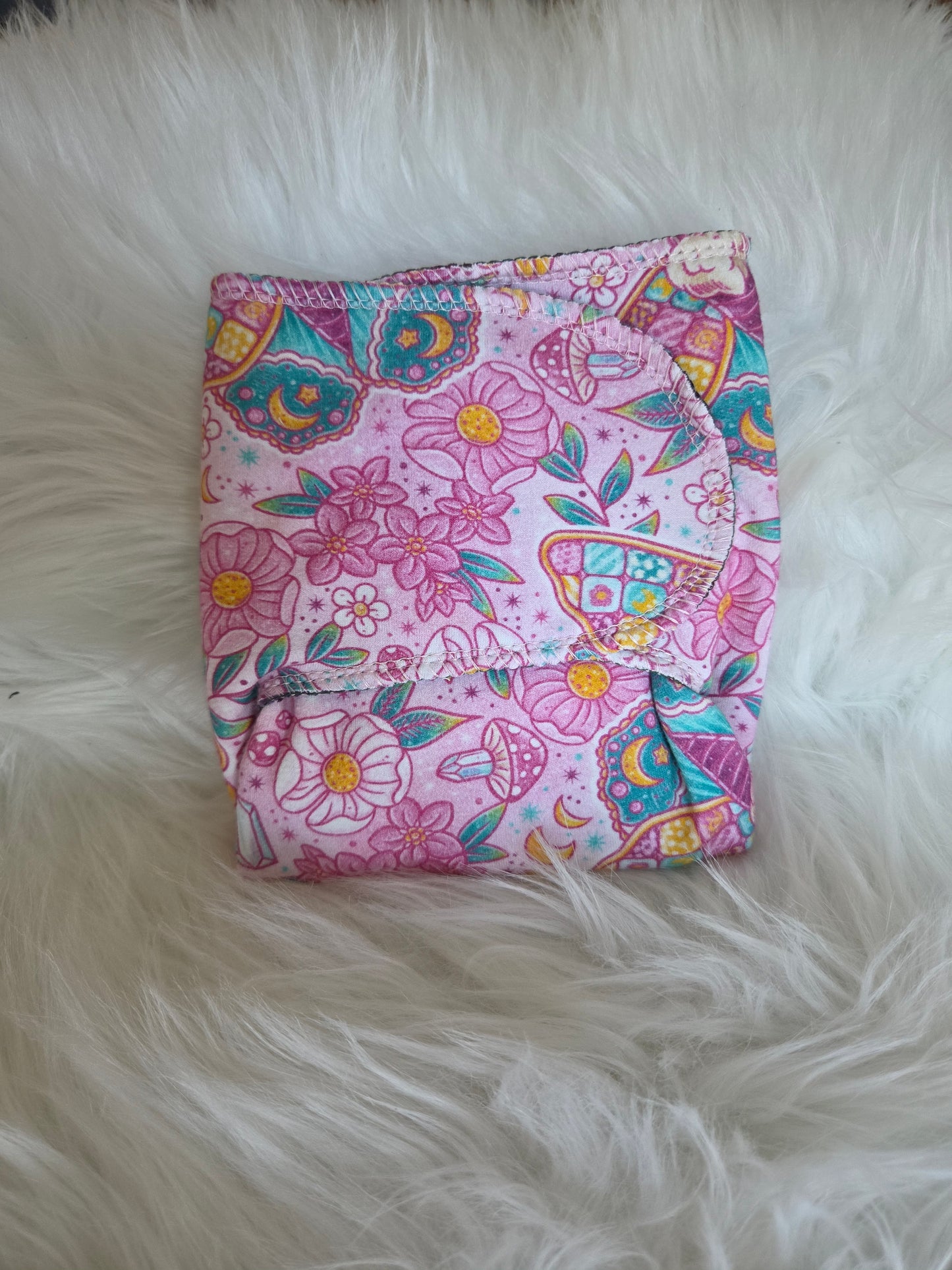 Quilted Moths Reversible NB 2 Layer Preflat